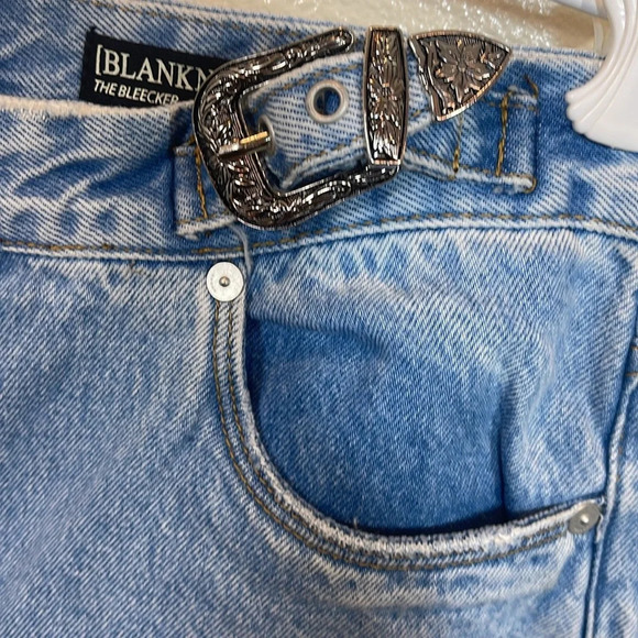 BLANKNYC Women's The Bleeker Ultra High Rise Jean with Western Buckle Detail 31 - Picture 2 of 11